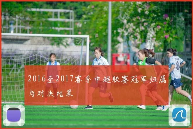2016至2017赛季中超联赛冠军归属与对决结果
